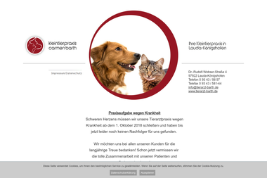 tierarzt-barth.de - Tiermedizin Lauda-Königshofen