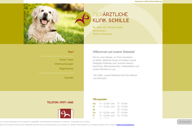 tierklinik-schille.de - Tiermedizin Lichtenfels