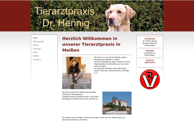 tierarztpraxis-hennig.de - Tiermedizin Meissen