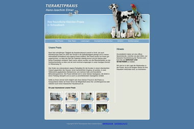 tierarztpraxis-elmer.de - Tiermedizin Schwalbach Am Taunus
