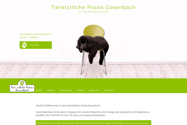 tierarzt-gosenbach.de - Tiermedizin Siegen