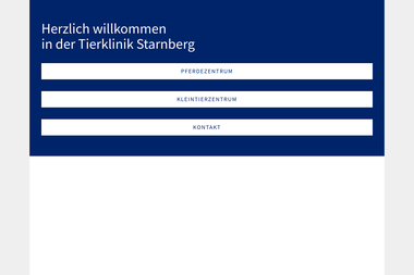 tierklinik-starnberg.de - Tiermedizin Starnberg