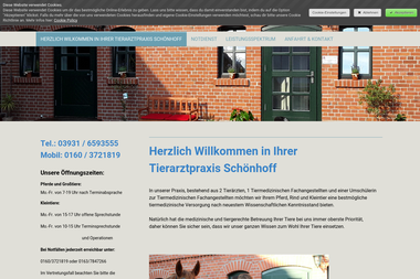 tierarztpraxis-schoenhoff.de - Tiermedizin Stendal