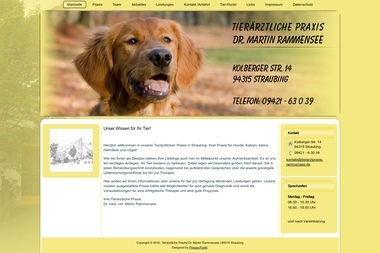 tierarztpraxis-rammensee.de - Tiermedizin Straubing