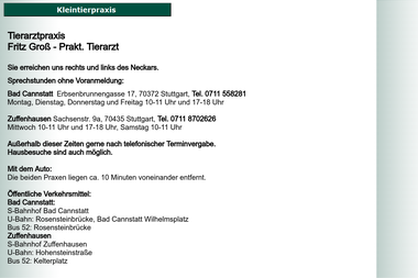 tierarzt-hausbesuche-stuttgart.de - Tiermedizin Stuttgart
