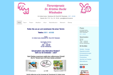 tierarzt-hucke.de - Tiermedizin Wiesbaden