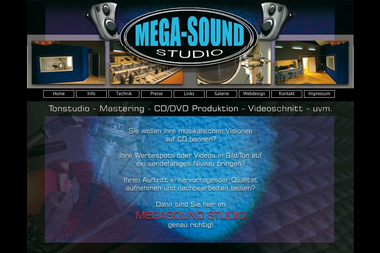 mega-sound-studio.de - Tonstudio Eggenfelden