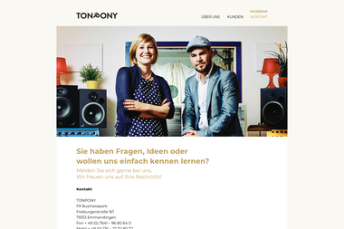 tonpony.de/kontakt.html - Tonstudio Emmendingen