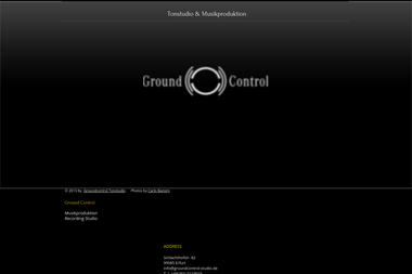 groundcontrol-studio.de - Tonstudio Erfurt