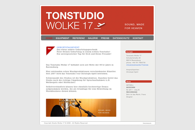 studiowolke17.de - Tonstudio Ravensburg
