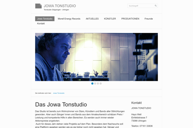jowa-studio.de - Tonstudio Uhingen
