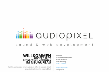 audiopixel.de - Tonstudio Wesseling