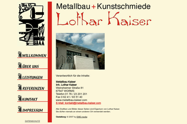 metallbau-kaiser.com/impress.html - Treppenbau Worms