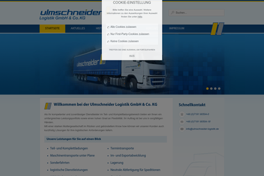 ulmschneider-logistik.de - Umzugsunternehmen Backnang