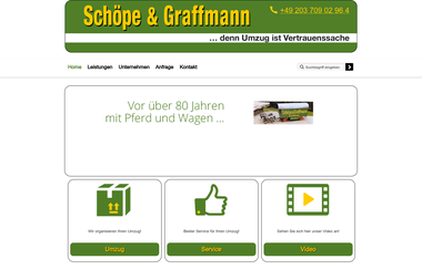 schoepe-graffmann.de - Umzugsunternehmen Duisburg