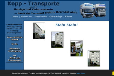 kopp-transport.de - Umzugsunternehmen Elmshorn