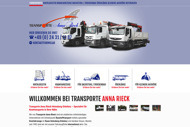 transporte-anna-rieck.de - Umzugsunternehmen Erkelenz