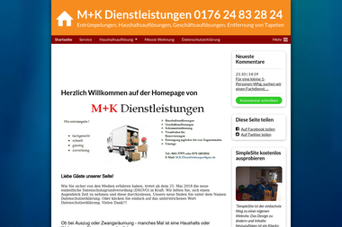 firme-m-k-dienstleistungen.de - Umzugsunternehmen Fulda