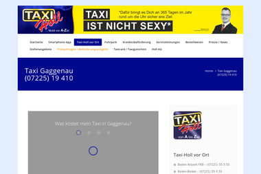 taxi-holl.de/Gaggenau - Umzugsunternehmen Gaggenau