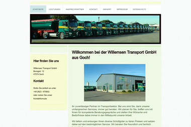 willemsen-transport.de - Umzugsunternehmen Goch