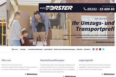 torster-spedition.de - Umzugsunternehmen Hameln