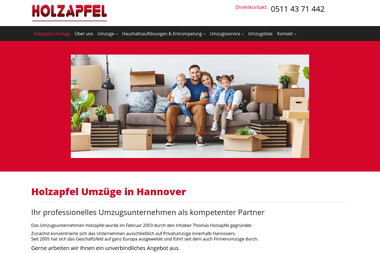holzapfel-umzug.de - Umzugsunternehmen Hannover