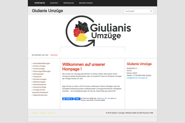 giulianis-umzuege.de - Umzugsunternehmen Kamp-Lintfort