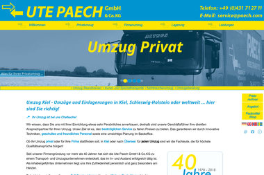 paech.com - Umzugsunternehmen Kiel