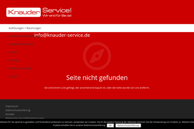 knauder-service.de/impressum.php - Umzugsunternehmen Leonberg