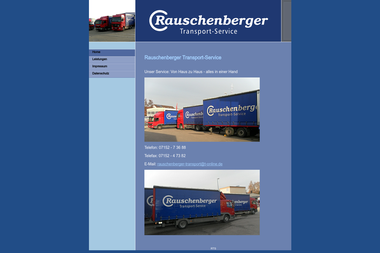 rauschenberger-transport-service.de - Umzugsunternehmen Leonberg