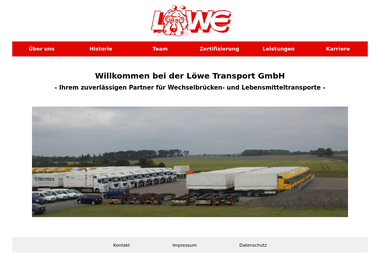 loewe-transport.de - Umzugsunternehmen Neustrelitz