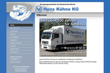 hans-kuehne-kg.de - Umzugsunternehmen Northeim