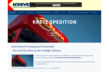 kreye-spedition.de - Umzugsunternehmen Oldenburg