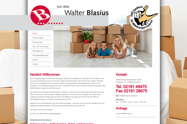 blasius-umzuege.de - Umzugsunternehmen Remscheid