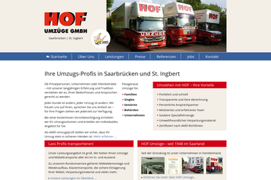 hof-umzuege.com - Umzugsunternehmen Saarbrücken