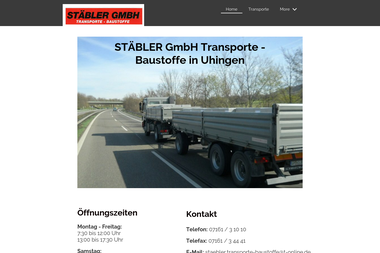 staebler-transporte.de - Umzugsunternehmen Uhingen