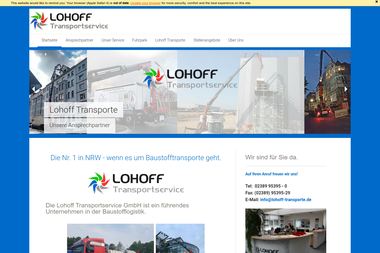 lohoff-transporte.de - Umzugsunternehmen Werne