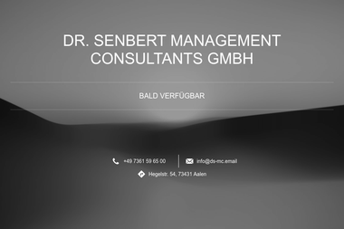 dr-senbert-management-consultants.com - Unternehmensberatung Aalen