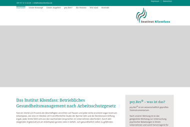 institut-klomfass.de - Unternehmensberatung Aichach