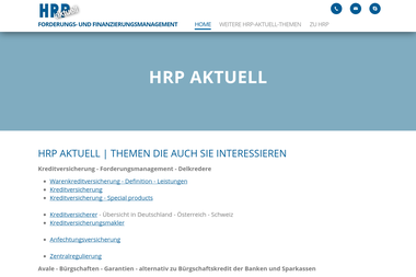hrp-financial.de - Unternehmensberatung Alzenau