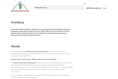 arbeitsschutz-und-consulting.de - Unternehmensberatung Bückeburg