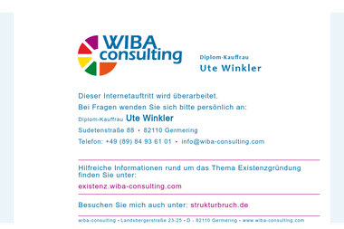 wiba-consulting.com - Unternehmensberatung Germering