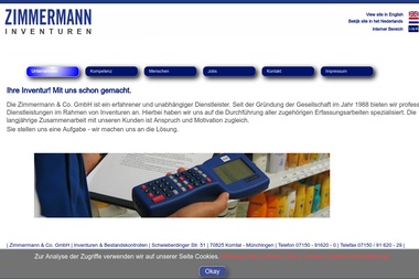 zimmermann-inventuren.com - Unternehmensberatung Korntal-Münchingen