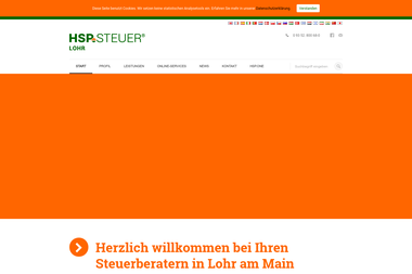 hsp-steuerberater-lohr.de - Unternehmensberatung Lohr Am Main