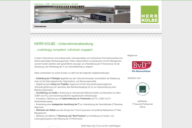 kolbe-home.de - Unternehmensberatung Netphen