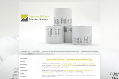 ballhorn-buchhaltung.de - Unternehmensberatung Rinteln
