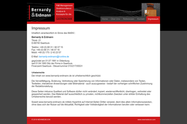 bernardy-erdmann.de/impressum.0.html - Unternehmensberatung Saarlouis