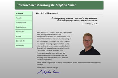 dr-stephan-sauer.de - Unternehmensberatung Schweinfurt