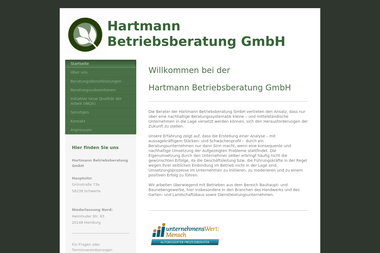 hartmann-betriebsberatung.de - Unternehmensberatung Schwerte