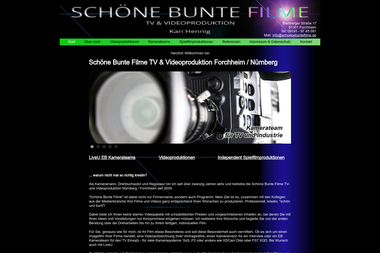 schoenebuntefilme.de - Kameramann Forchheim